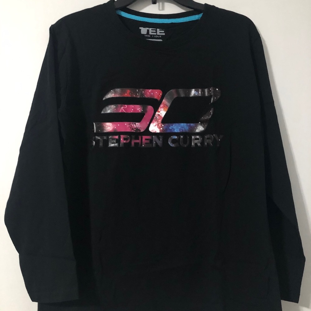 Stephane Curry Long Sleeve Small